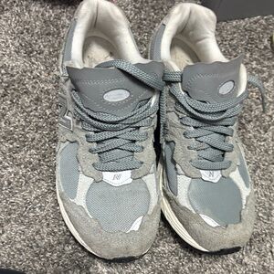 New Balance Gray and White Sneakers 2002r